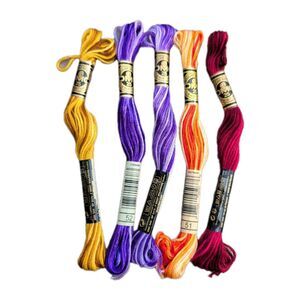 DMC 6-Strand Embroidery Cotton Thread Floss Skein 8.7yd Variegated 51 52 111 115